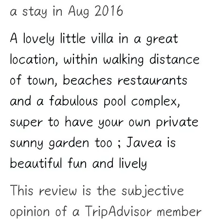 Cala Blanca Javea Апартаменты *